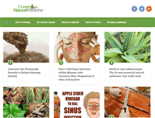 Tablet Screenshot of naturalmedicinesecrets.com